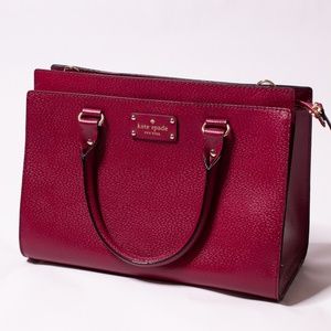 Kate Spade Magenta Square Handbag